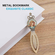 Charger l'image dans la galerie, Marque-page / signet rétro en métal (forme A) BG1613015 Personnalisé avec image et logo