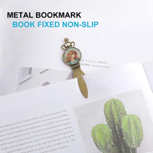 Charger l'image dans la galerie, Marque-page / signet rétro en métal (forme A) BG1613015 Personnalisé avec image et logo