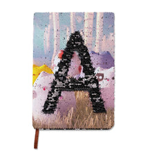 Charger l'image dans la galerie, Cahier/Carnet à paillettes Journal BG1613016 impression personnalisé avec photo logo texte motif