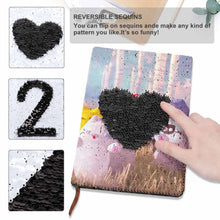 Charger l'image dans la galerie, Cahier/Carnet à paillettes Journal BG1613016 impression personnalisé avec photo logo texte motif