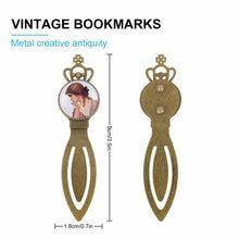 Charger l'image dans la galerie, Marque-page / signet en métal rétro (forme B) BG1613018 Personnalisé avec texte et logo