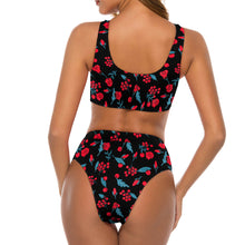 Charger l'image dans la galerie, Maillot de bain bikini push-up deux pièces sexy femme BK2051 personnalisé avec photo logo motif texte (conception multi-images)