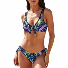 Charger l'image dans la galerie, Maillot de bain bikini triangle ensemble deux pièces femme BK2117 personnalisé avec photo logo motif texte