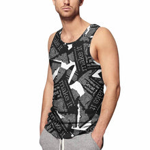 Charger l'image dans la galerie, Gilet tank top chemise muscle débardeur sport fitness grande taille homme BK personnalisé avec photo motif logo texte