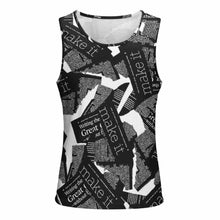 Charger l'image dans la galerie, Gilet tank top chemise muscle débardeur sport fitness grande taille homme BK personnalisé avec photo motif logo texte
