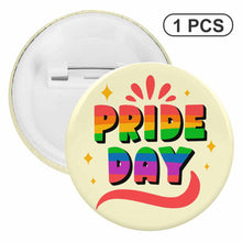 Charger l'image dans la galerie, Badge circle fer blanc personnalisé avec prénom motif texte