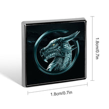 Charger l'image dans la galerie, Badges de forme carrée en métal personnalisés avec photos texte logo