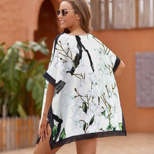Charger l'image dans la galerie, Cache kimono de maillot de bain de plage femme ZS907 personnalisé avec photo logo motif texte (conception une image)
