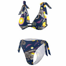 Charger l'image dans la galerie, Bikini triangle ensemble 2 pièces sexy femme BK2106 personnalisé avec photo motif logo texte