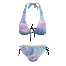 Charger l'image dans la galerie, Bikini triangle maillot de bain ensemble 2 pièces sexy femme BK2131 personnalisé avec photo motif logo texte (impression des multi-images)