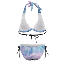 Charger l'image dans la galerie, Bikini triangle maillot de bain ensemble 2 pièces sexy femme BK2131 personnalisé avec photo motif logo texte (impression des multi-images)