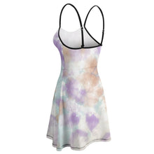 Charger l'image dans la galerie, NZ002 robe à bretelles sexy pour femmes personnalisé avec photo et logo (impression d'image unique)