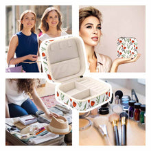 Charger l'image dans la galerie, Boîte à bijoux / organisateur de bijoux pour femme personnalisée avec photo motif logo texte