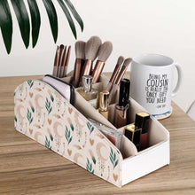 Charger l'image dans la galerie, Boîte de rangement télécommandée / papeterie d'organisateur de bureau multifonctions personnalisée avec photo motif logo texte