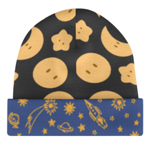 Charger l'image dans la galerie, Bonnet tricoté pour enfants bonnet garçon fille personnalisée  avec prénom motif texte (conception multi-images)