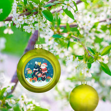 Charger l'image dans la galerie, Boule de Décoration de Noël d'intérieur (Grande) Originale JJ0525030 impression personnalisée avec photo logo motif texte