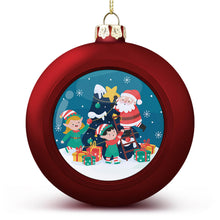 Charger l'image dans la galerie, Boule de Décoration de Noël d'intérieur (Grande) Originale JJ0525030 impression personnalisée avec photo logo motif texte