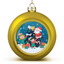 Charger l'image dans la galerie, Boule de Décoration de Noël d'intérieur (Grande) Originale JJ0525030 impression personnalisée avec photo logo motif texte