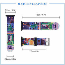 Charger l'image dans la galerie, Bracelet en Silicone Montre Apple Watch personnalisé avec photo logo motif texte