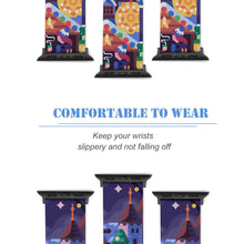 Charger l'image dans la galerie, Bracelet en Silicone Montre Apple Watch personnalisé avec photo logo motif texte