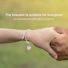 Charger l'image dans la galerie, Bracelets de couple luxe signification (corde noire + corde blanche) SS1407002 impression personnalisés avec photo logo motif texte