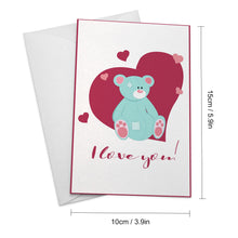 Charger l'image dans la galerie, Carte de voeux / carte postale verticale impression personnalisée avec photo logo motif texte