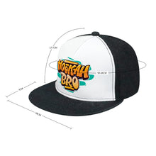 Charger l'image dans la galerie, FS0809009 Casquette de baseball personnalisée en caoutchouc plat noir pour adulte