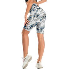 Charger l'image dans la galerie, Impression des multi-images Legging/short de yoga décontracté taille haute femme Y10B personnalisé avec photo motif logo texte