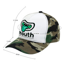 Charger l'image dans la galerie, Chapeau/Casquette de Baseball en Caoutchouc courbé Adulte Camouflage FS0809008 impression personnalisé avec photo logo texte motif