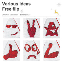 Charger l'image dans la galerie, Chapeau de Noël/ Bonnet de Père Noël à Paillettes impression personnalisé avec motif photo logo texte