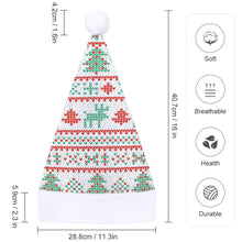 Charger l'image dans la galerie, Chapeau de Noël/ Bonnet de Père Noël à Paillettes impression personnalisé avec motif photo logo texte