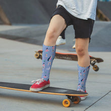 Charger l'image dans la galerie, Chaussettes longues hautes originales femme homme personnalisées avec photo motif texte