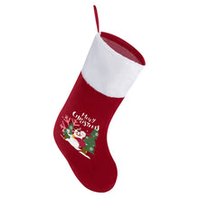 Charger l'image dans la galerie, Chaussettes de Noël à suspendre en polyester JJ0525011 impression personnalisées avec motif photo logo texte