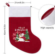 Charger l'image dans la galerie, Chaussettes de Noël à suspendre en polyester JJ0525011 impression personnalisées avec motif photo logo texte