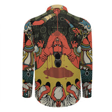 Charger l'image dans la galerie, Chemise à manches longues grande taille homme 3M38 personnalisée avec photo logo motif texte (impression des multi-images)