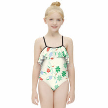 Charger l'image dans la galerie, Maillot de bain épaule nue enfant fille NT045 personnalisé avec photo motif logo texte