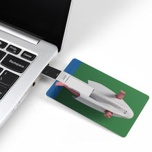 Charger l'image dans la galerie, Clé USB disque U en forme de carte personnalisé avec photo prénom texte