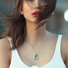 Charger l'image dans la galerie, Collier de diamants personnalisé avec prénom photo argent or