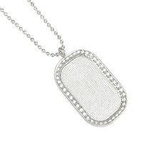 Charger l'image dans la galerie, Collier de diamants personnalisé avec prénom photo argent or