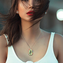 Charger l'image dans la galerie, SS1401005 Collier personnalisé de diamants colorés en or rose