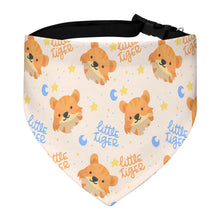 Charger l'image dans la galerie, Collier pour animaux de compagnie écharpe animal foulard triangle bandanas pour chiens chats personnalisé avec photos motif texte logo