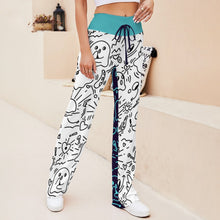 Charger l'image dans la galerie, Pantalon de Yoga avec lacets décontracté Femme XP personnalisé avec photo image logo texte motif (impression des multi-images)