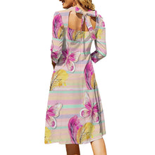 Charger l'image dans la galerie, Robe élégante volante grande taille femme B272 personnalisée avec photo logo texte motif (impression des multi-images)