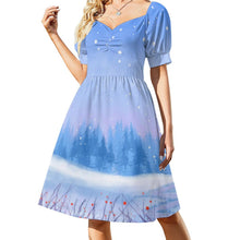 Charger l'image dans la galerie, Robe de plage élégante chic grande taille femme moderne B271 personnalisée avec photo image logo texte motif (impression des multi-images)