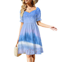 Charger l'image dans la galerie, Robe de plage élégante chic grande taille femme moderne B271 personnalisée avec photo image logo texte motif (impression des multi-images)