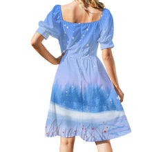 Charger l'image dans la galerie, Robe de plage élégante chic grande taille femme moderne B271 personnalisée avec photo image logo texte motif (impression des multi-images)
