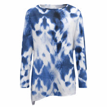 Charger l'image dans la galerie, T-shirt tee shirt à manches longues en col rond femme grande taille personnalisé avec photo logo texte motif (impression des multi-images)