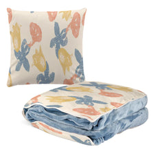 Charger l'image dans la galerie, Couverture et coussins 2 en 1 / Couverture d'oreiller multifonctional personnalisé avec photo texte prénom (conception une image)