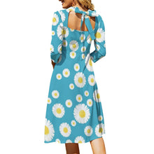 Charger l'image dans la galerie, Robe élégante B272 Volantée grande taille femme personnalisée avec photo image logo motif texte (impression d'image unique)