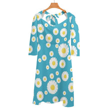 Charger l'image dans la galerie, Robe élégante B272 Volantée grande taille femme personnalisée avec photo image logo motif texte (impression d'image unique)